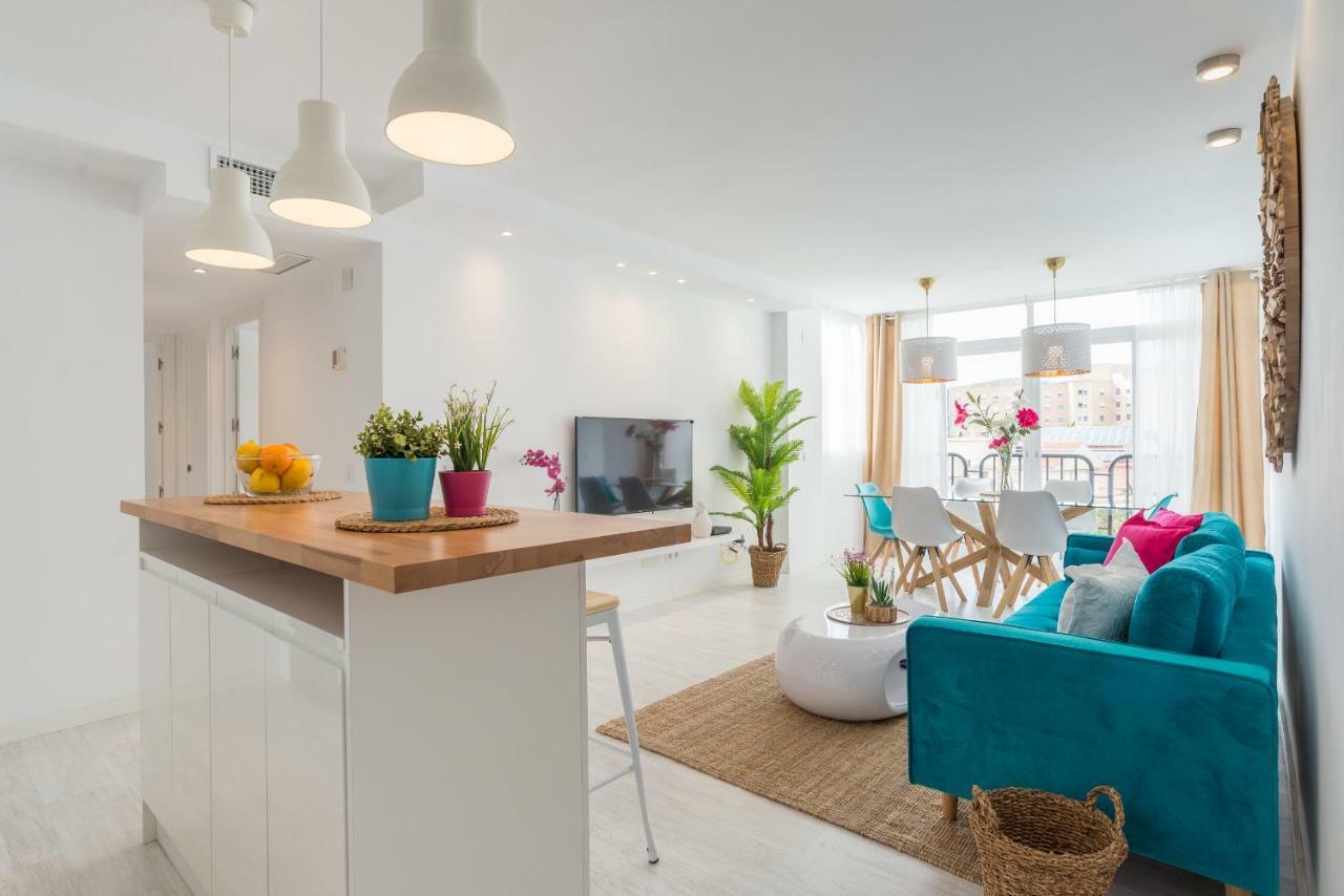 Gran Apartamento 4 hab. 8 pers. Parking incluido Málaga Exterior foto